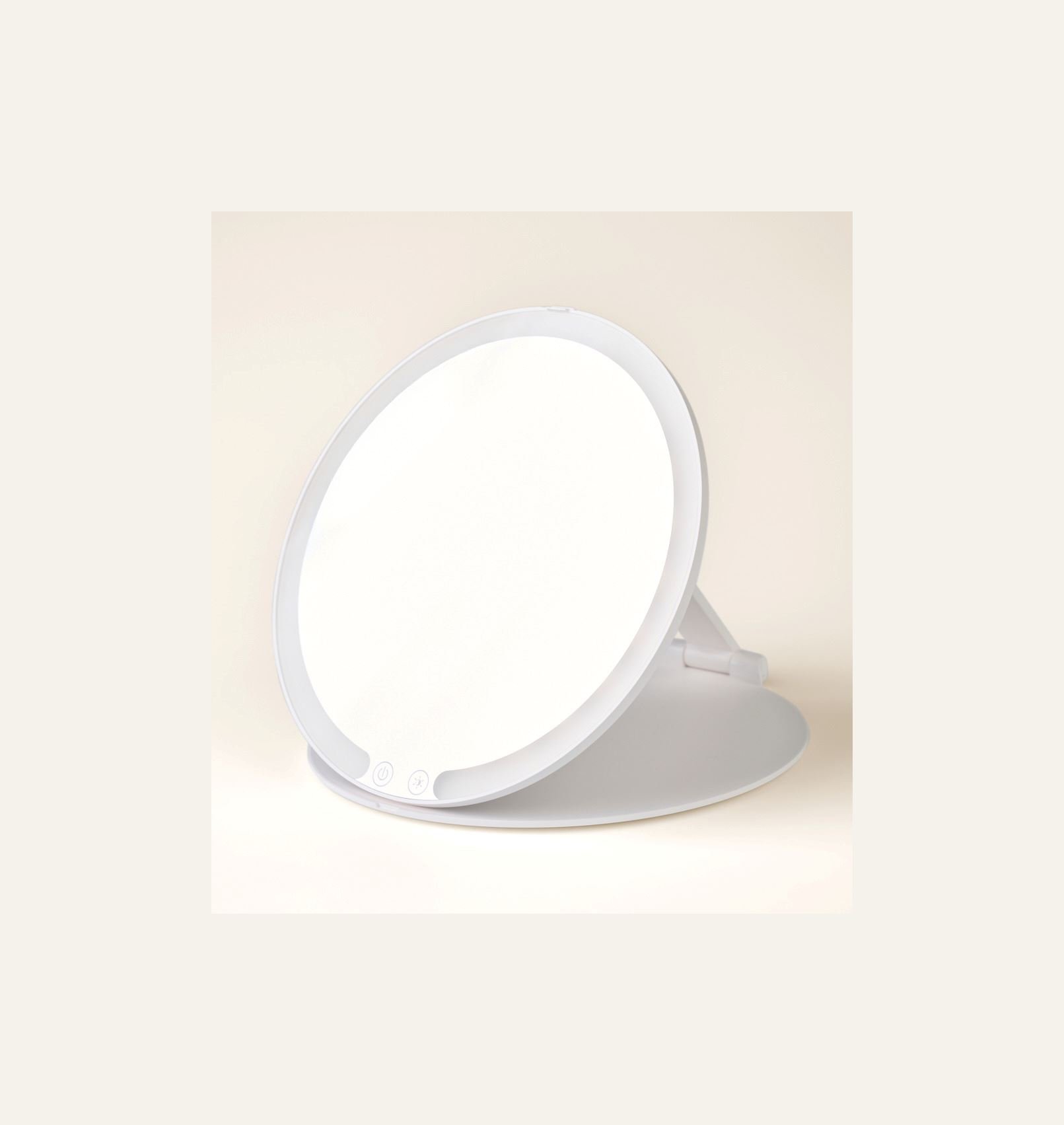 Spegel med led-ljus vit - 2