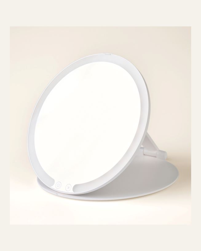 Spegel vit - 19,7x20x1,5 cm ø20 vit - 1