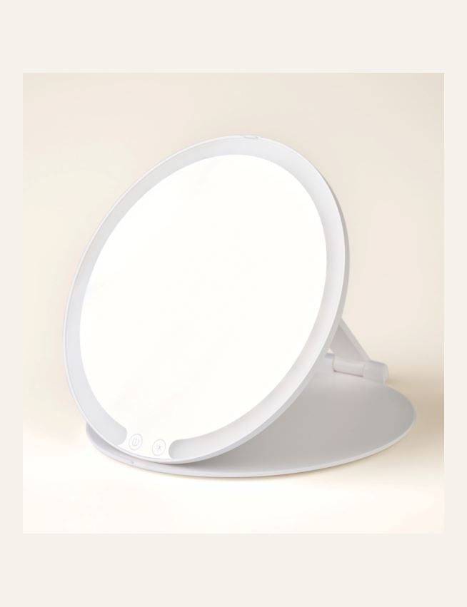 Spegel med led-ljus vit - 2