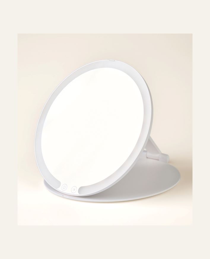 Spegel vit - 19,7x20x1,5 cm ø20 vit - 1