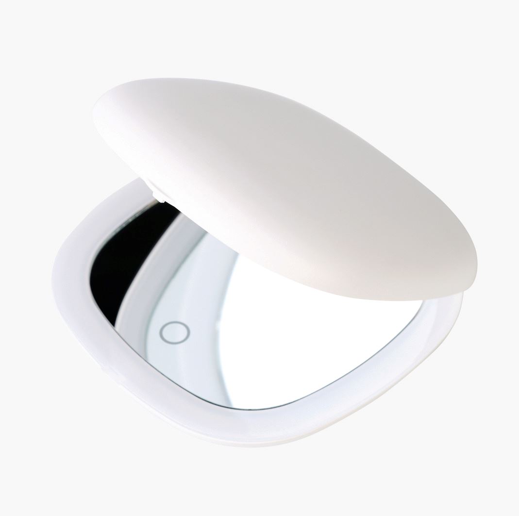 Spegel vit - 9,8x9,9x2,5 cm vit - 1