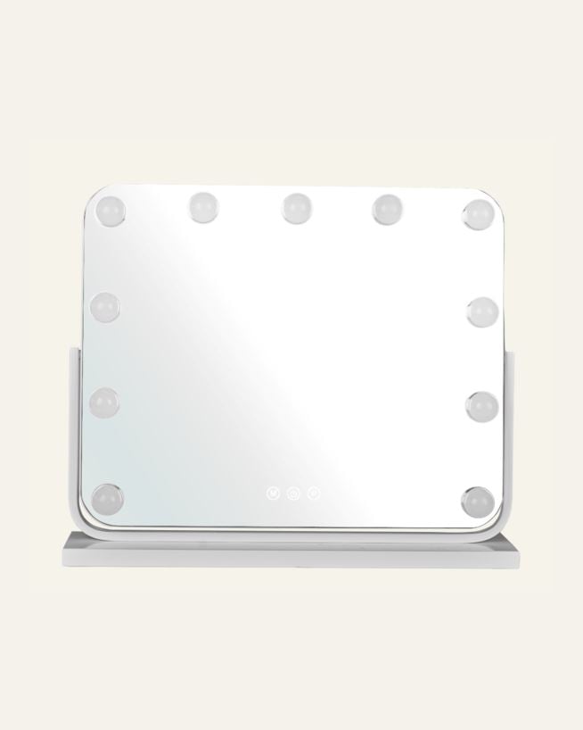 Spegel vit - 42x50x12 cm vit - 1