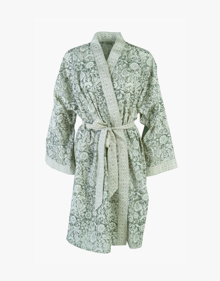Kimono olivgrön - one size olivgrön - 1