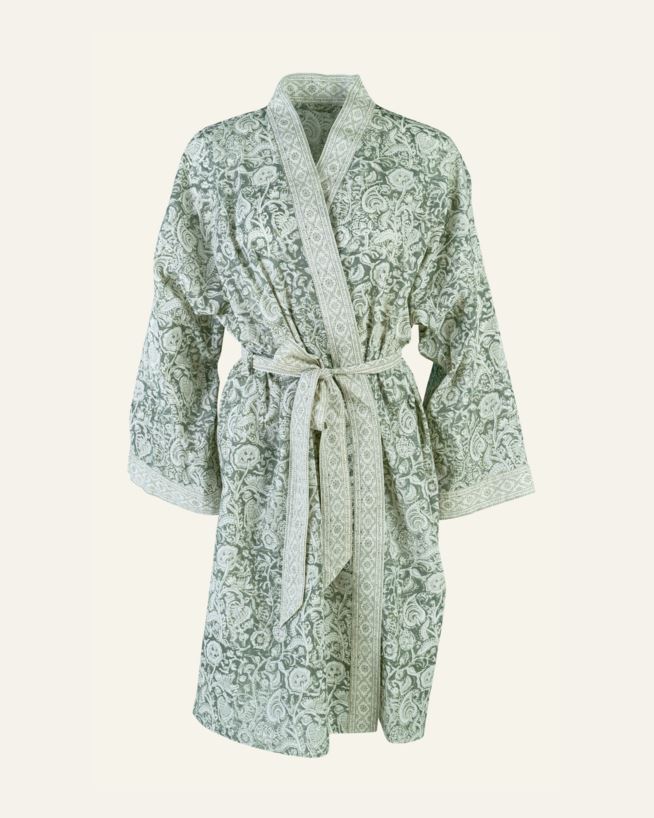 Kimono olivgrön - one size olivgrön - 1
