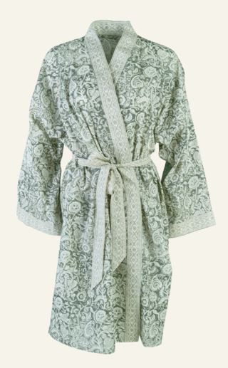 Indie kimono olivgrön