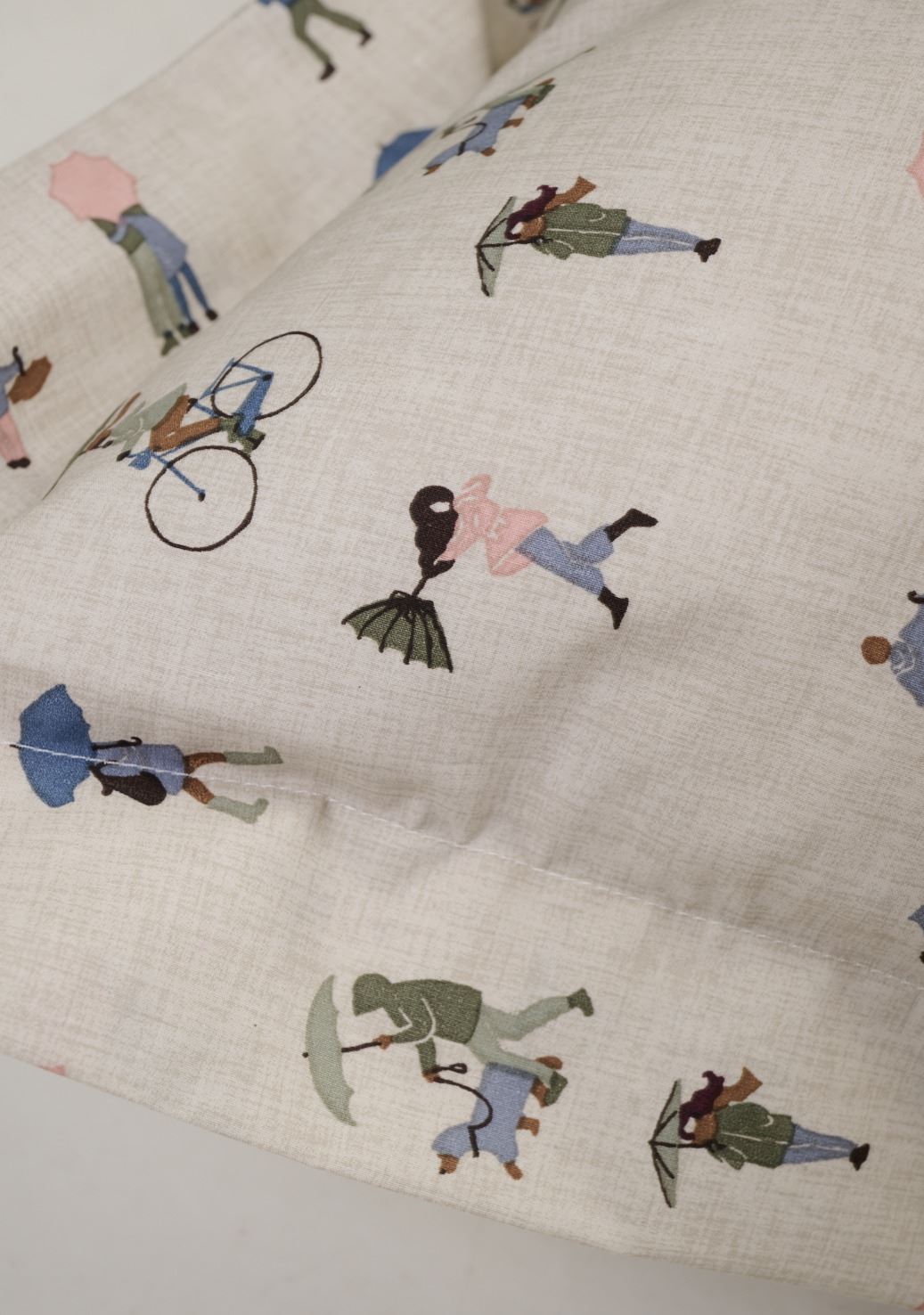 Örngott i bomull multi/grön - 2