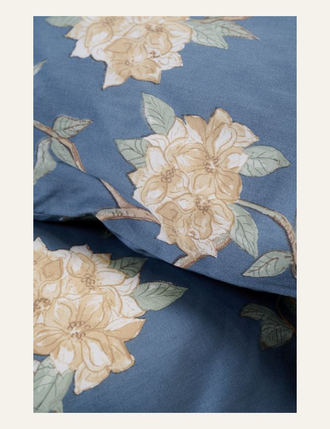 Påslakanset i satin dimblå - 3