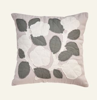 Anna patchwork prydnadskudde grön