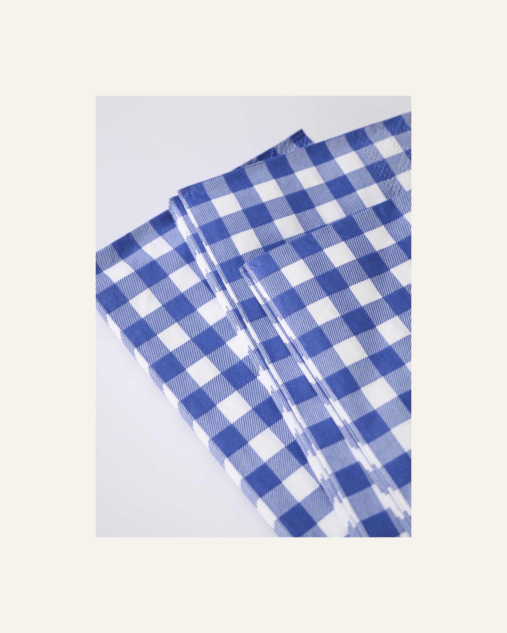 Köksservetter gråblå - 2