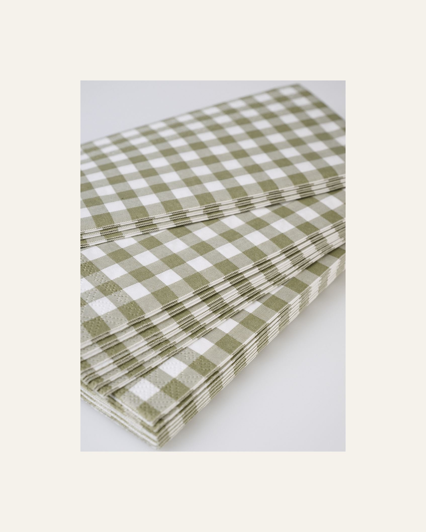 Köksservetter olivgrön - 2