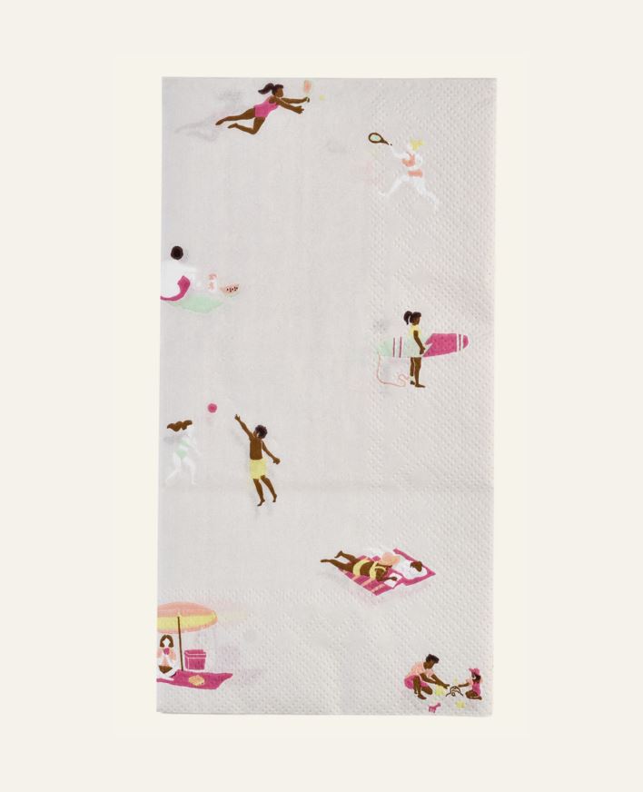 Köksservetter multi/rosa - 33x42 cm multi/rosa - 1