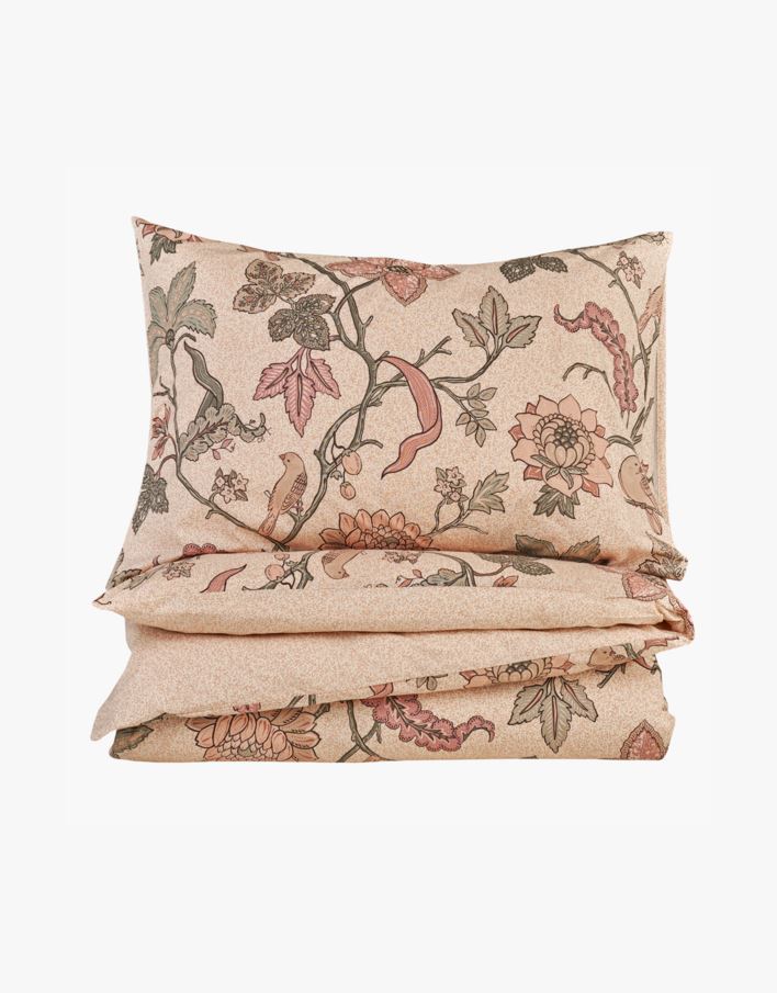 Påslakanset i bomull multi/rosa - 230x220 cm multi/rosa - 1