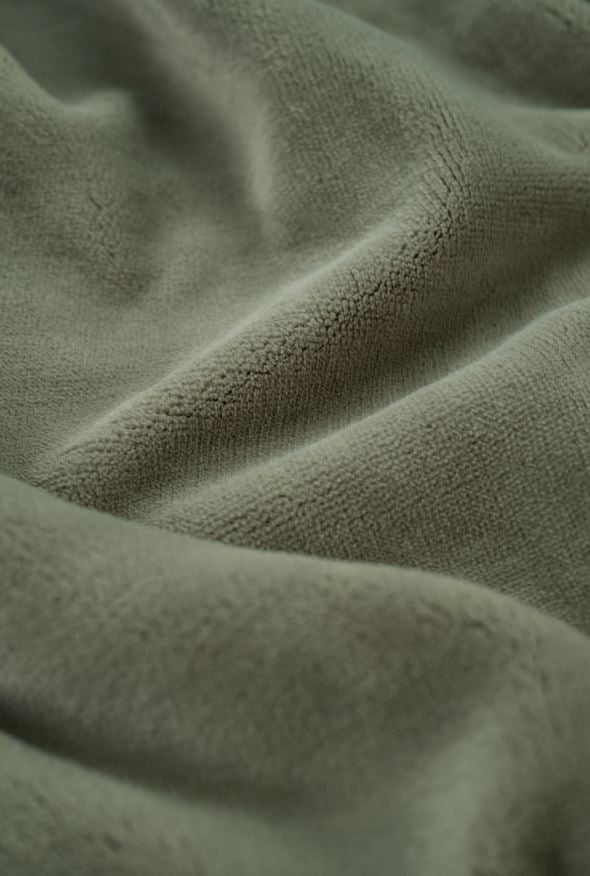 Fleecepläd olivgrön - 3