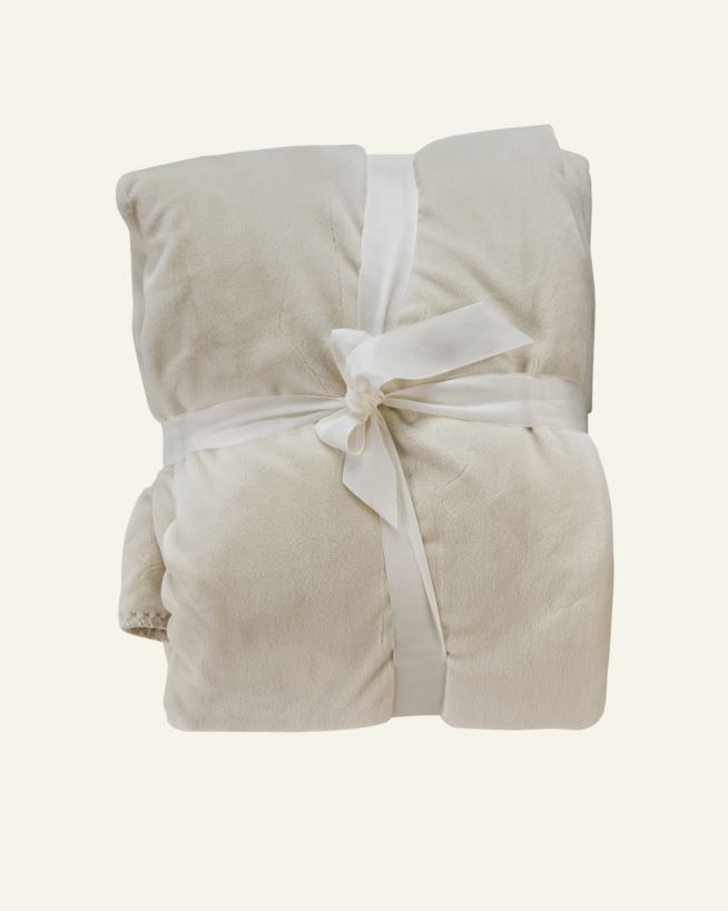 Fleecepläd offwhite - 130x170 cm offwhite - 1