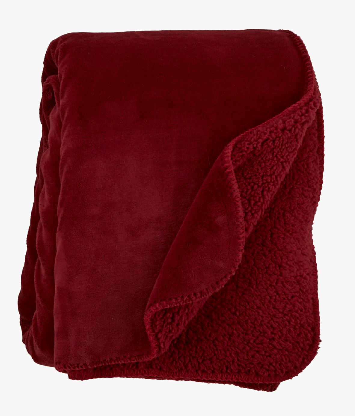 Fleecepläd röd - 130x170 cm röd - 1