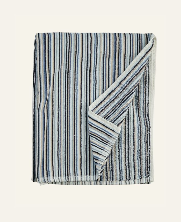 Handduk multi/blå - 70x140 cm multi/blå - 1