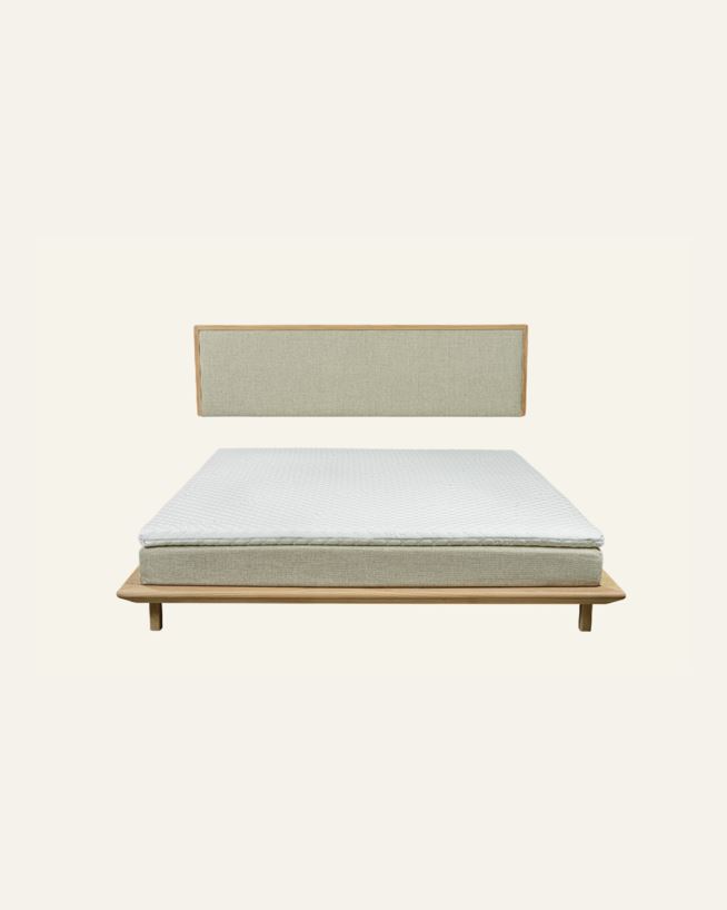 Säng naturinoljad ek - 180x200 cm Naturinoljad ek - 1