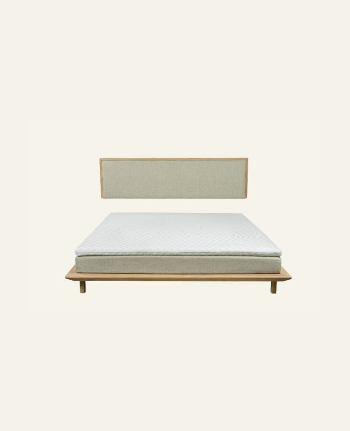 Säng naturoljad ek beige - 180x200 cm beige - 1