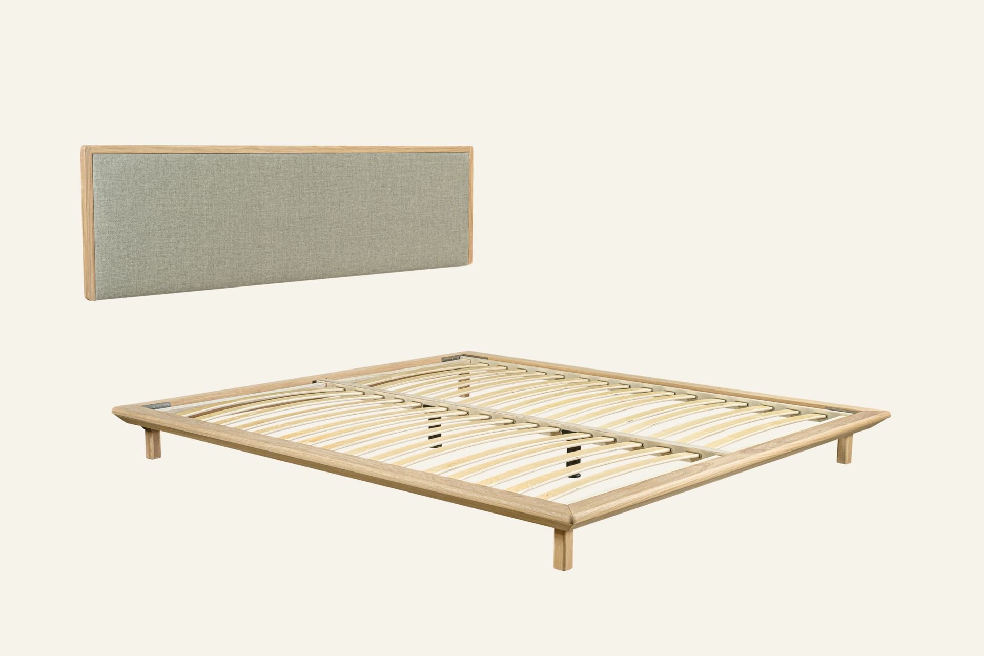 Säng naturoljad ek beige - 4