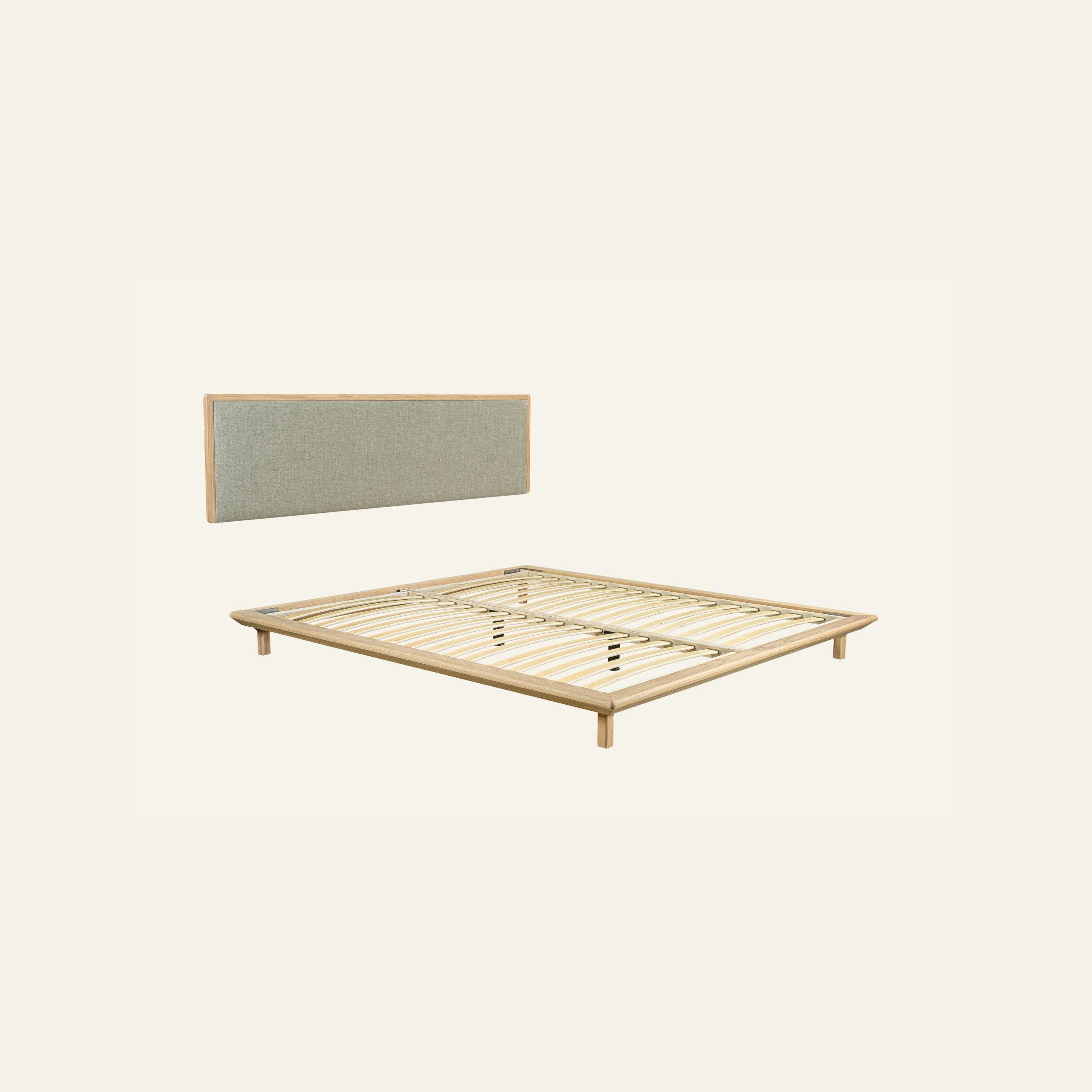 Säng naturoljad ek beige - 4