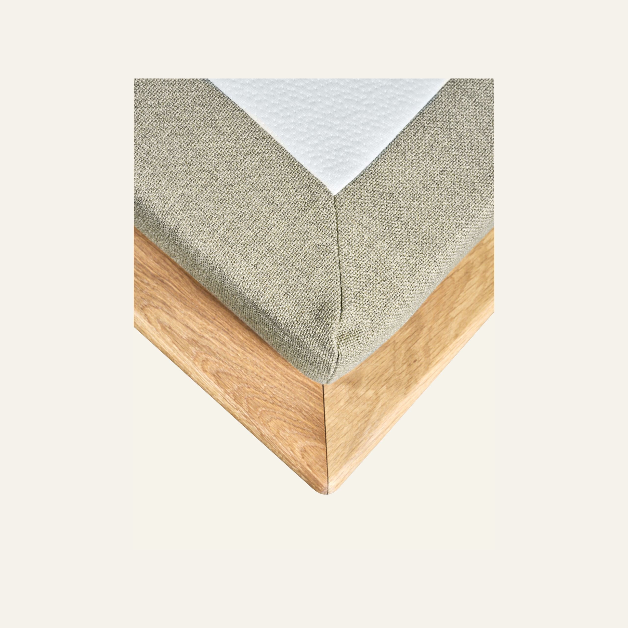 Säng naturoljad ek beige - 3