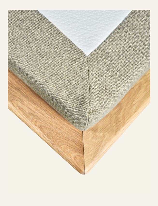 Säng naturinoljad ek - 3