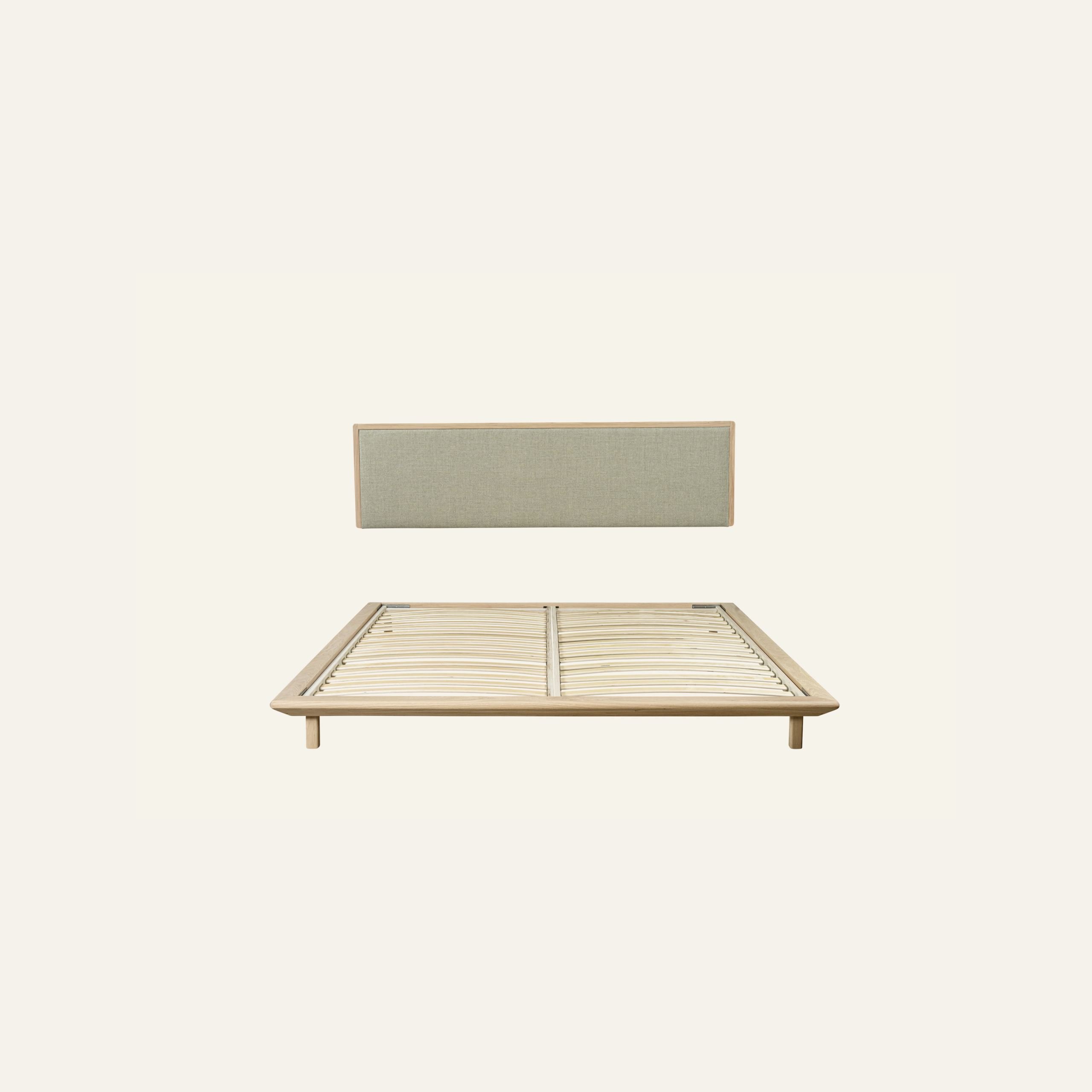 Säng vitoljad ek beige - 7