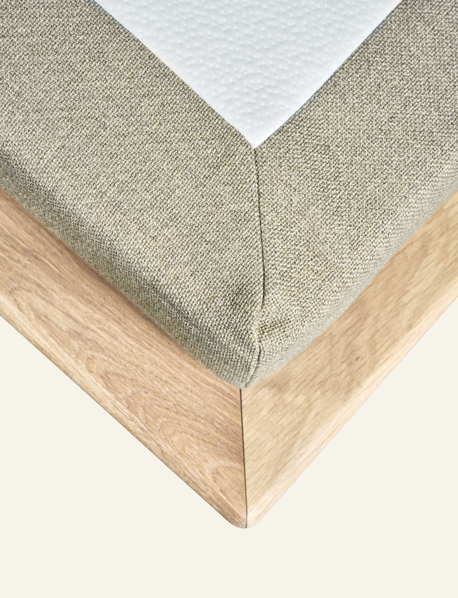 Säng vitoljad ek beige - 3