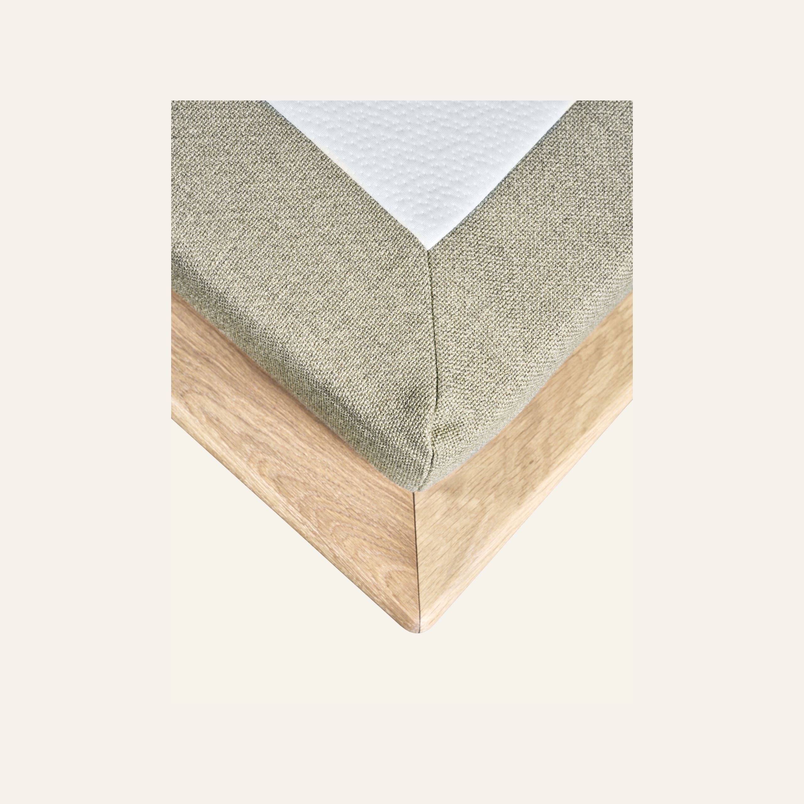 Säng vitoljad ek beige - 3