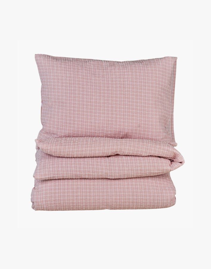 Påslakanset i bäckebölja rosa - 230x220 cm rosa - 1