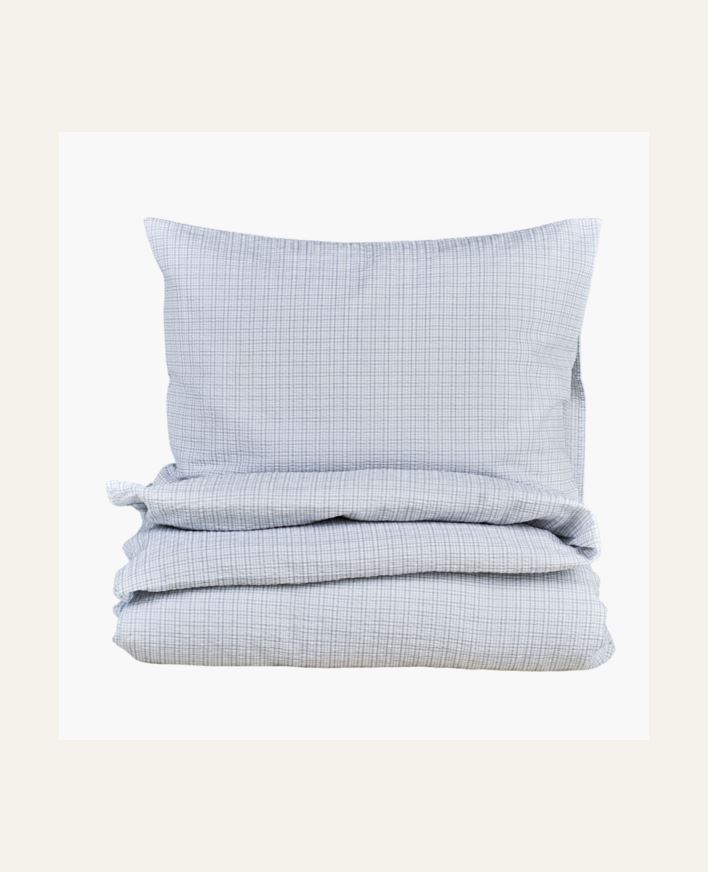 Påslakanset i bäckebölja ljusblå - 230x220 cm/50x60 cm ljusblå - 1