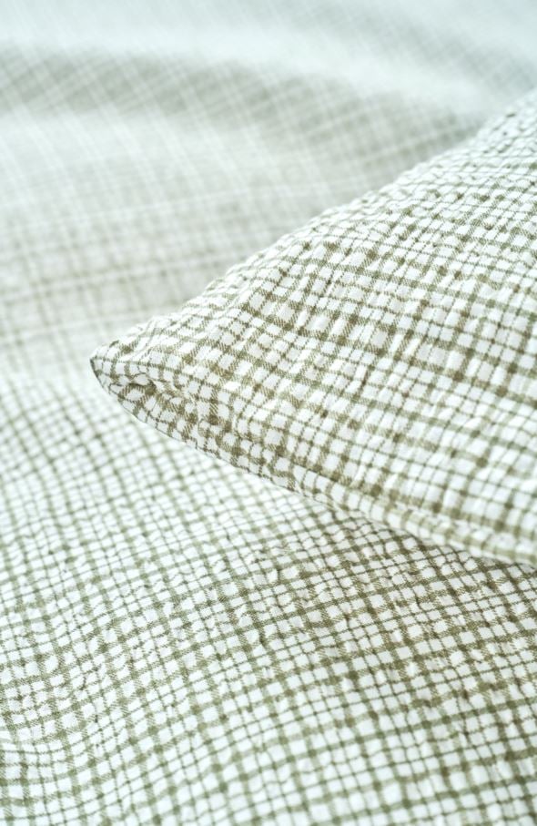 Påslakanset i bäckebölja olivgrön - 3