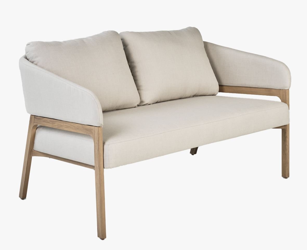 Loungesoffa beige - 79x133,5x73 cm beige - 1