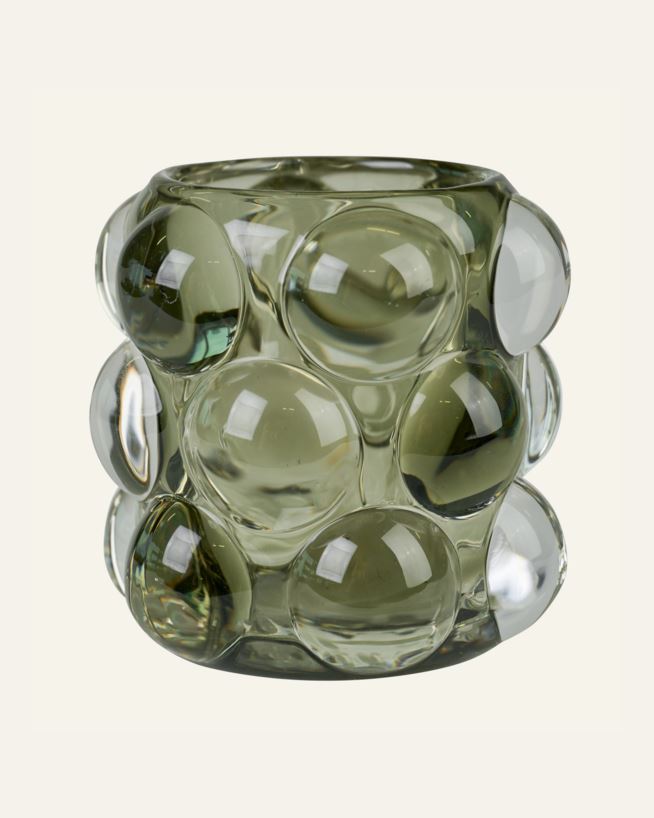 Värmeljushållare grågön - 8,5x8,5x8 cm grågön - 1