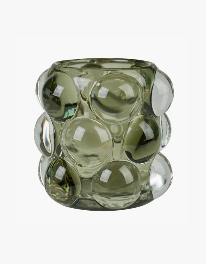 Värmeljushållare grågön - 8,5x8,5x8 cm grågön - 1