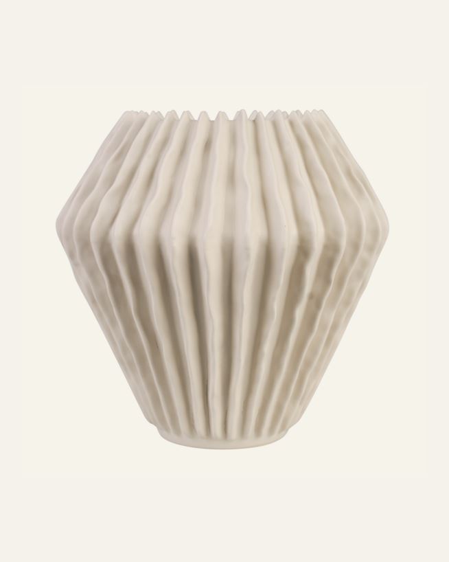 Vas ljusbeige - 23x23x23,5 cm ljusbeige - 1