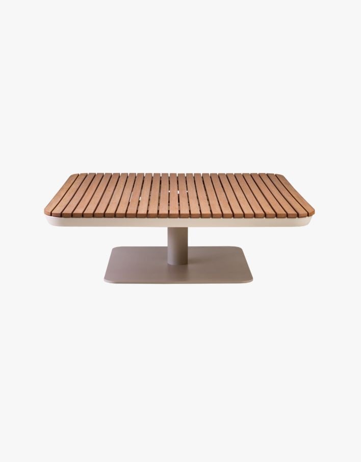 Trädgårdsbord offwhite - 90x90x28,5 cm offwhite - 1