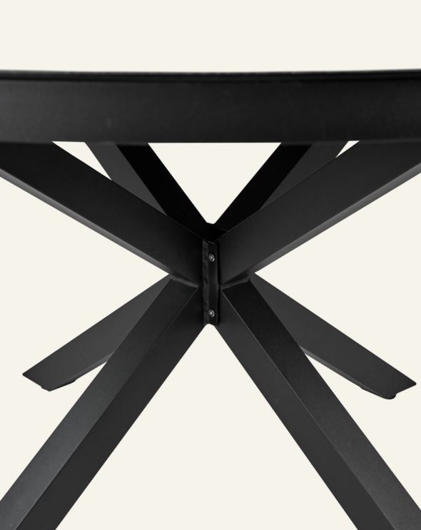 Trädgårdsbord svart - 4