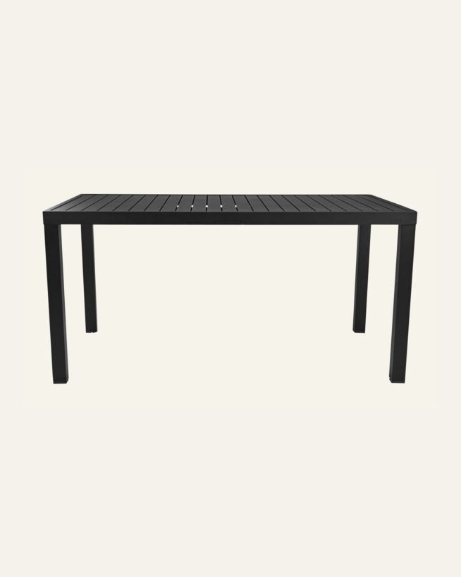 Trädgårdsbord svart - 152,5x90x74 cm svart - 1
