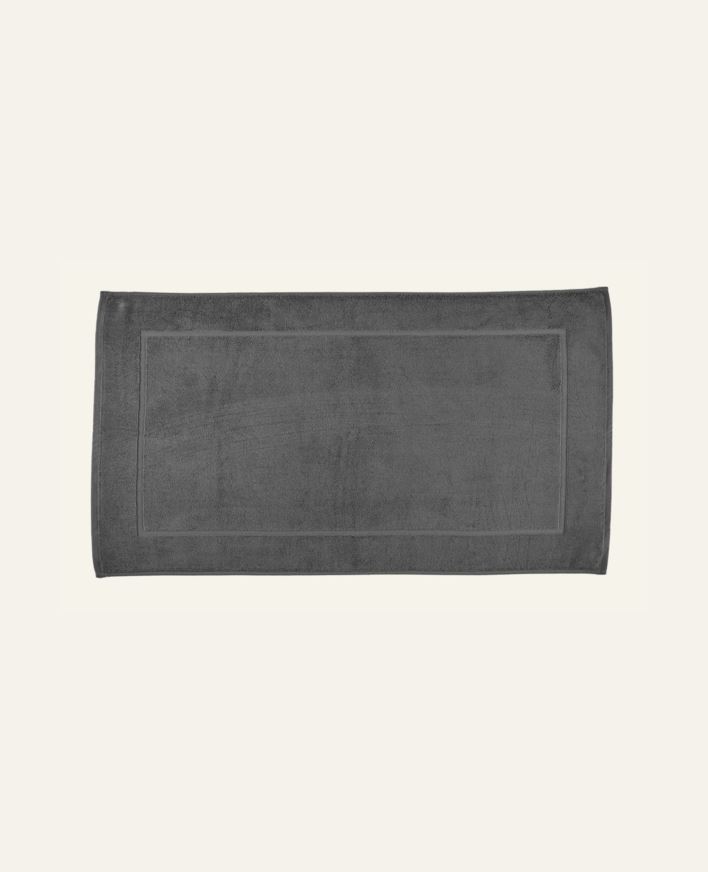 Badrumsmatta mörkgrå - 50x90 cm mörkgrå - 1