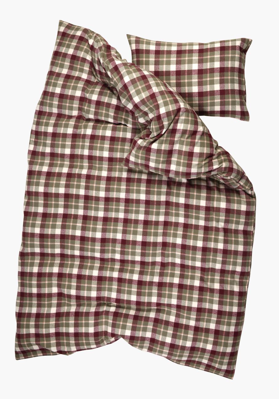 Påslakanset i garnfärgad flanell multi - 3