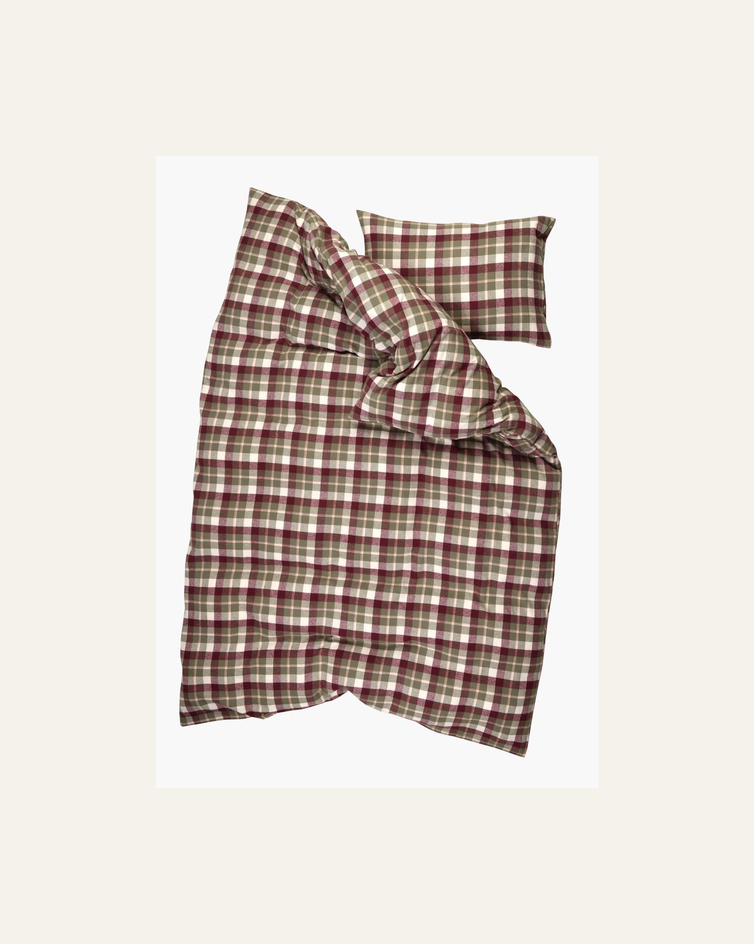 Påslakanset i garnfärgad flanell multi - 3