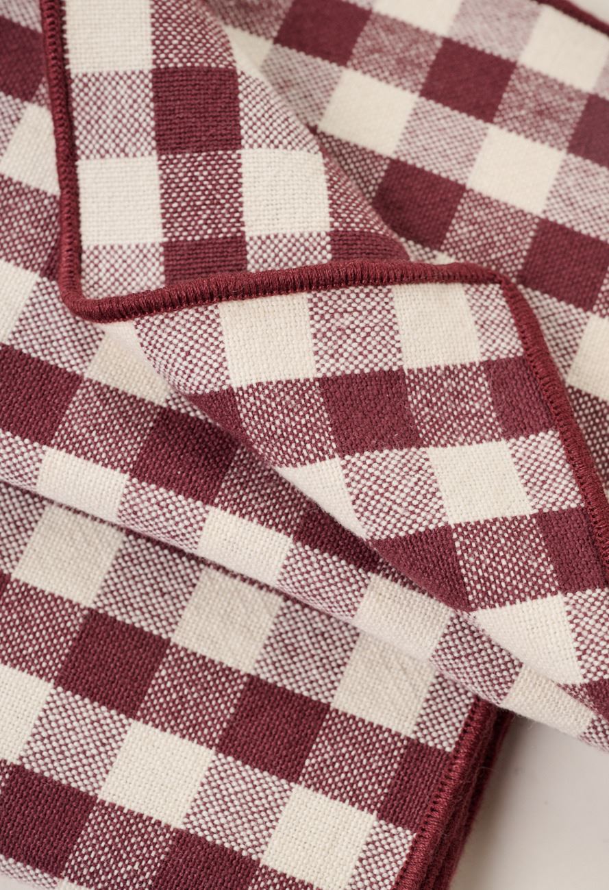 2-pack tygservetter burgundy - 2