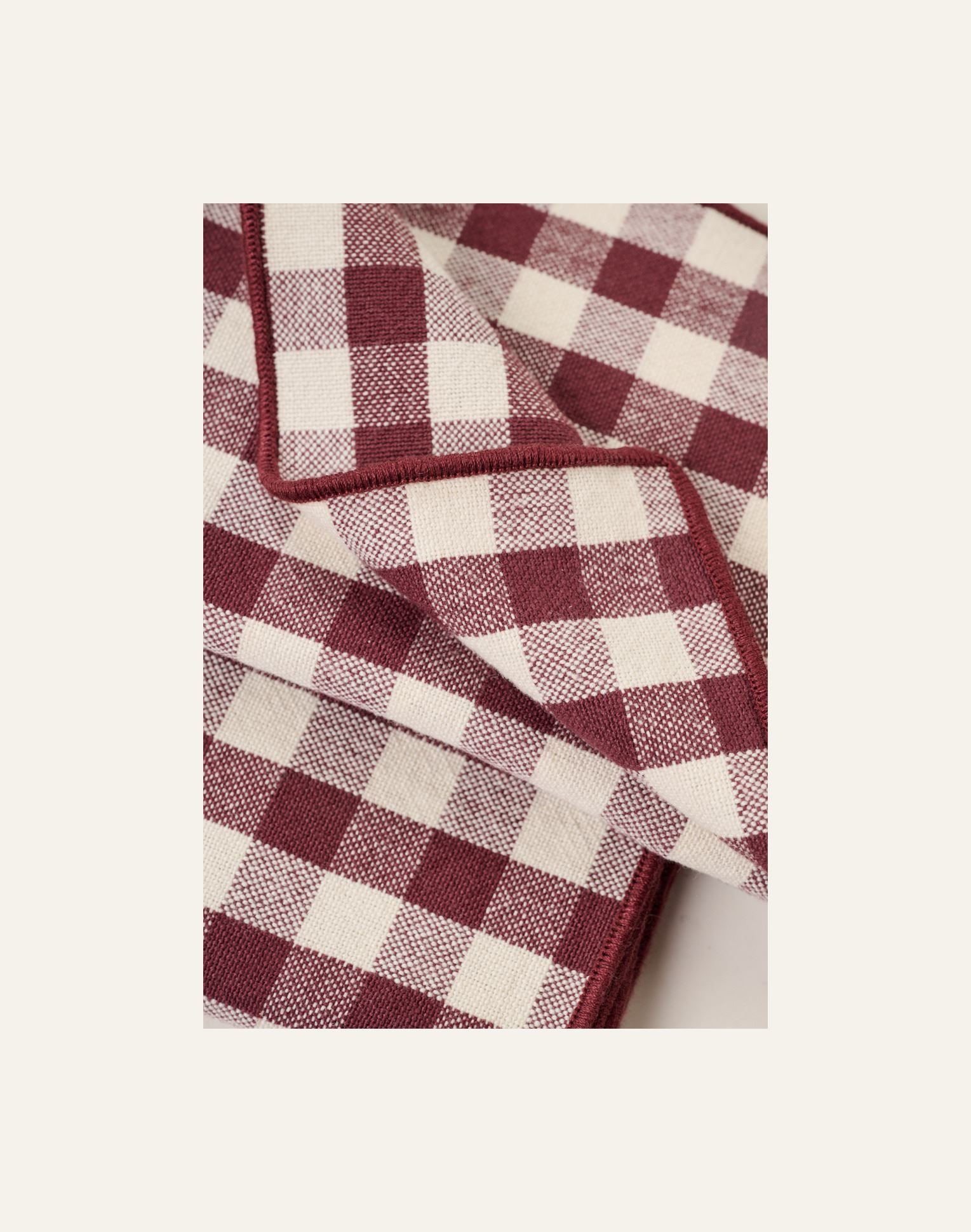 2-pack tygservetter burgundy - 2