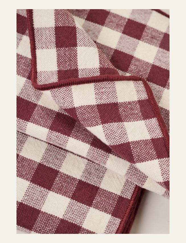 2-pack tygservetter burgundy - 2