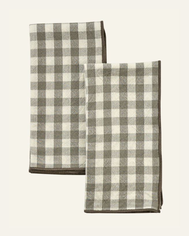 2-pack tygservetter grön - 45x45 cm grön - 1