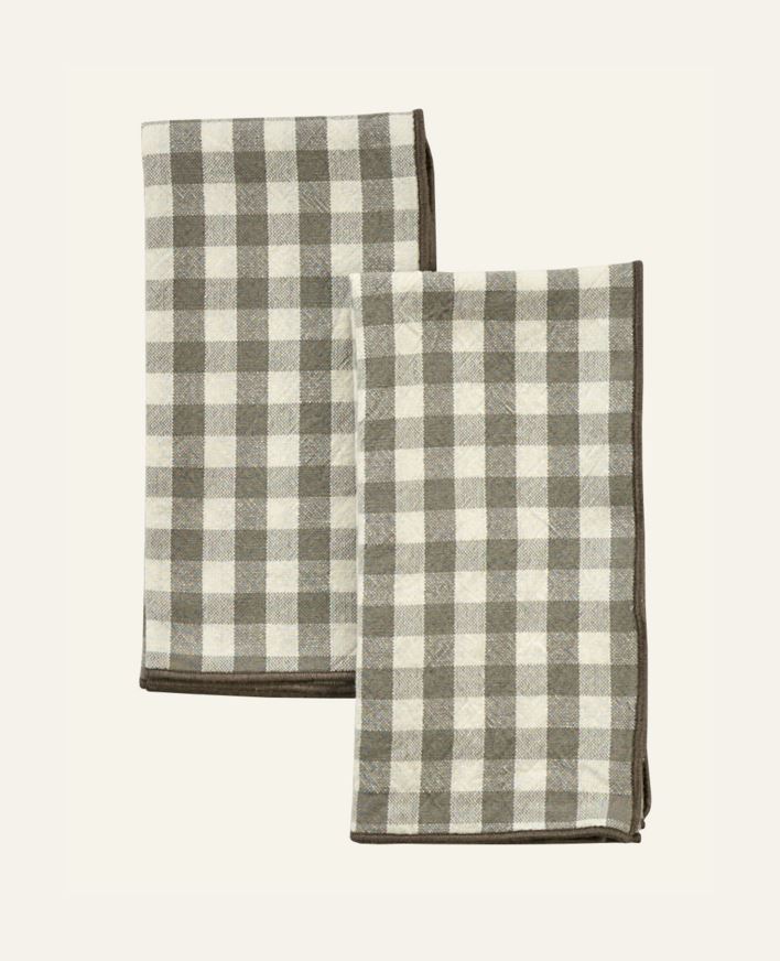 2-pack tygservetter grön - 45x45 cm grön - 1