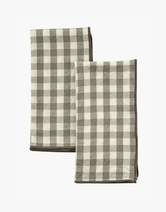 2-pack tygservetter grön - 45x45 cm grön - 1