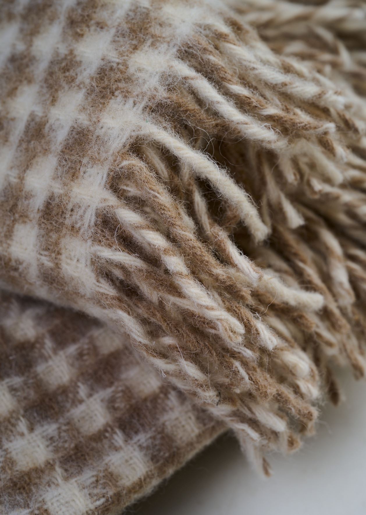 Ullpläd multi/beige - 4