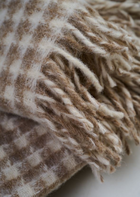 Ullpläd multi/beige - 4